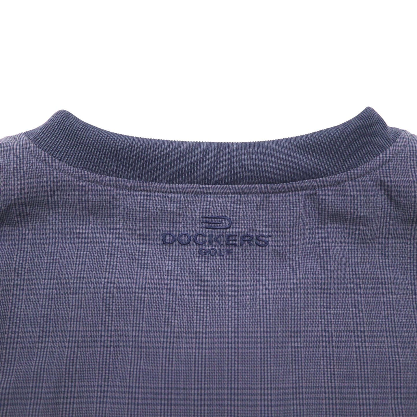 DOCKERS ( Levi's ) ピステ プルオーバー ナイロンジャケット XL グレー チェック レーヨン ポリエステル 防水