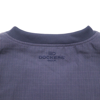 DOCKERS ( Levi's ) ピステ プルオーバー ナイロンジャケット XL グレー チェック レーヨン ポリエステル 防水