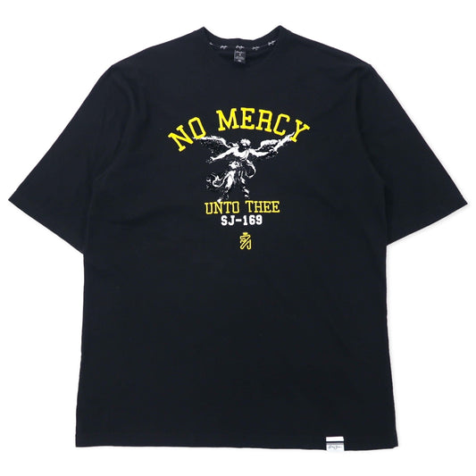 日本然リトテ-古着オンライン-Sean John 00年代 NO MERCY 刺繍 Tシャツ XL ブラック コットン ビッグサイズ-Sean John 00's NO MERCY Embroidery T-Shirt XL Black Cotton Big Size