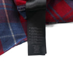 Barbour INTERNATIONAL ライトネル ワークシャツ XL ネイビー レッド チェック コットン