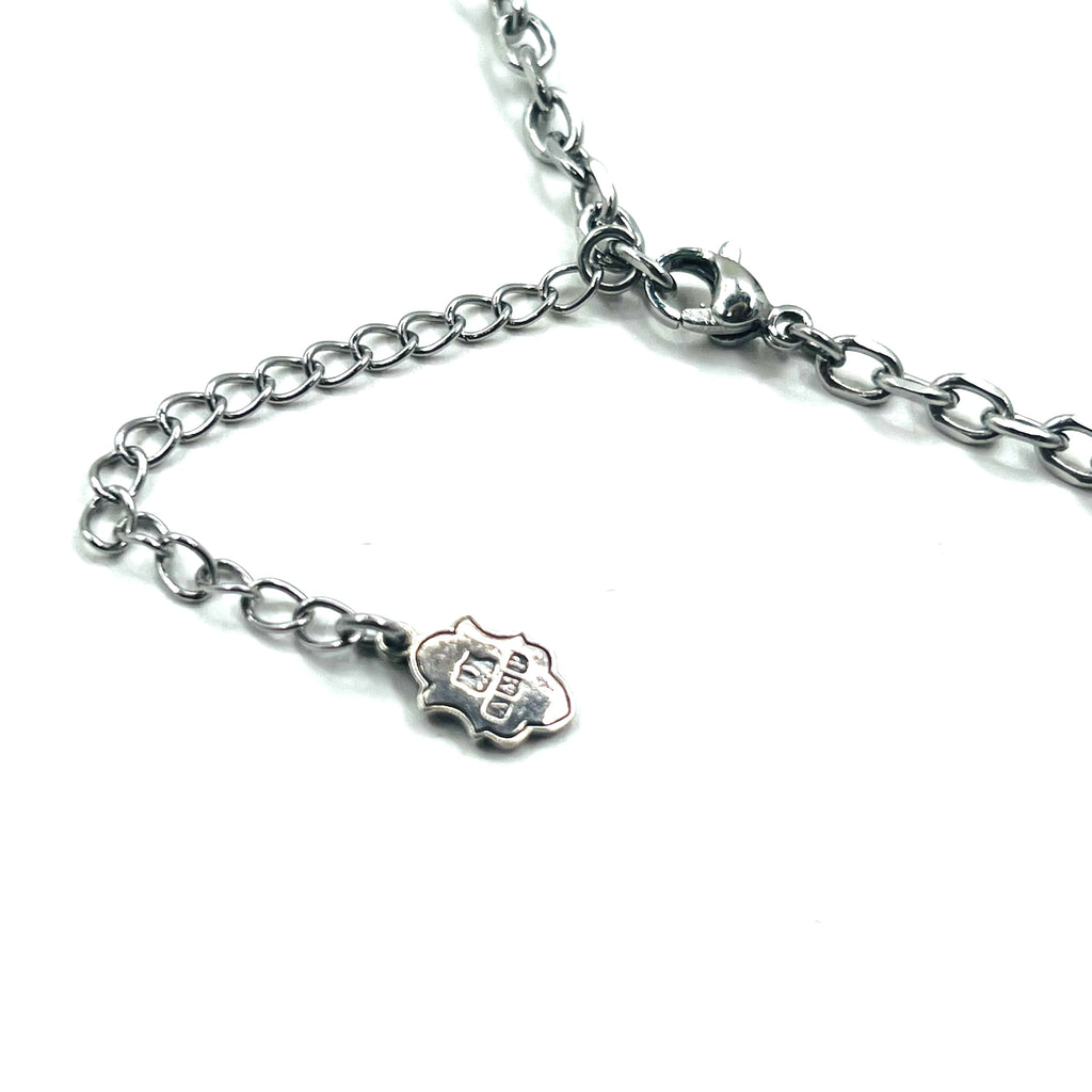 GARNI 鎚目 クロス 十字架 ネックレス シルバー SILVER 925 ハンマーワーク ロザリオ