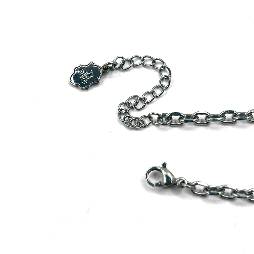 GARNI 鎚目 クロス 十字架 ネックレス シルバー SILVER 925 ハンマーワーク ロザリオ