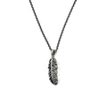 GARNI フェザー チェーン ネックレス ペンダント シルバー SILVER 925 羽根