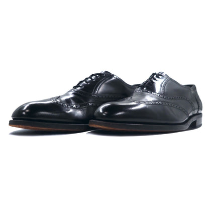 FLORSHEIM 80年代 ウイングチップ メダリオン ドレスシューズ 28cm ブラック レザー 20364