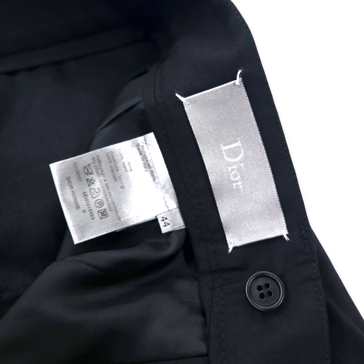 ファッション通販 【Dior homme】スラックス ウール ブラック
