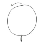 GARNI フェザー チェーン ネックレス ペンダント シルバー SILVER 925 羽根