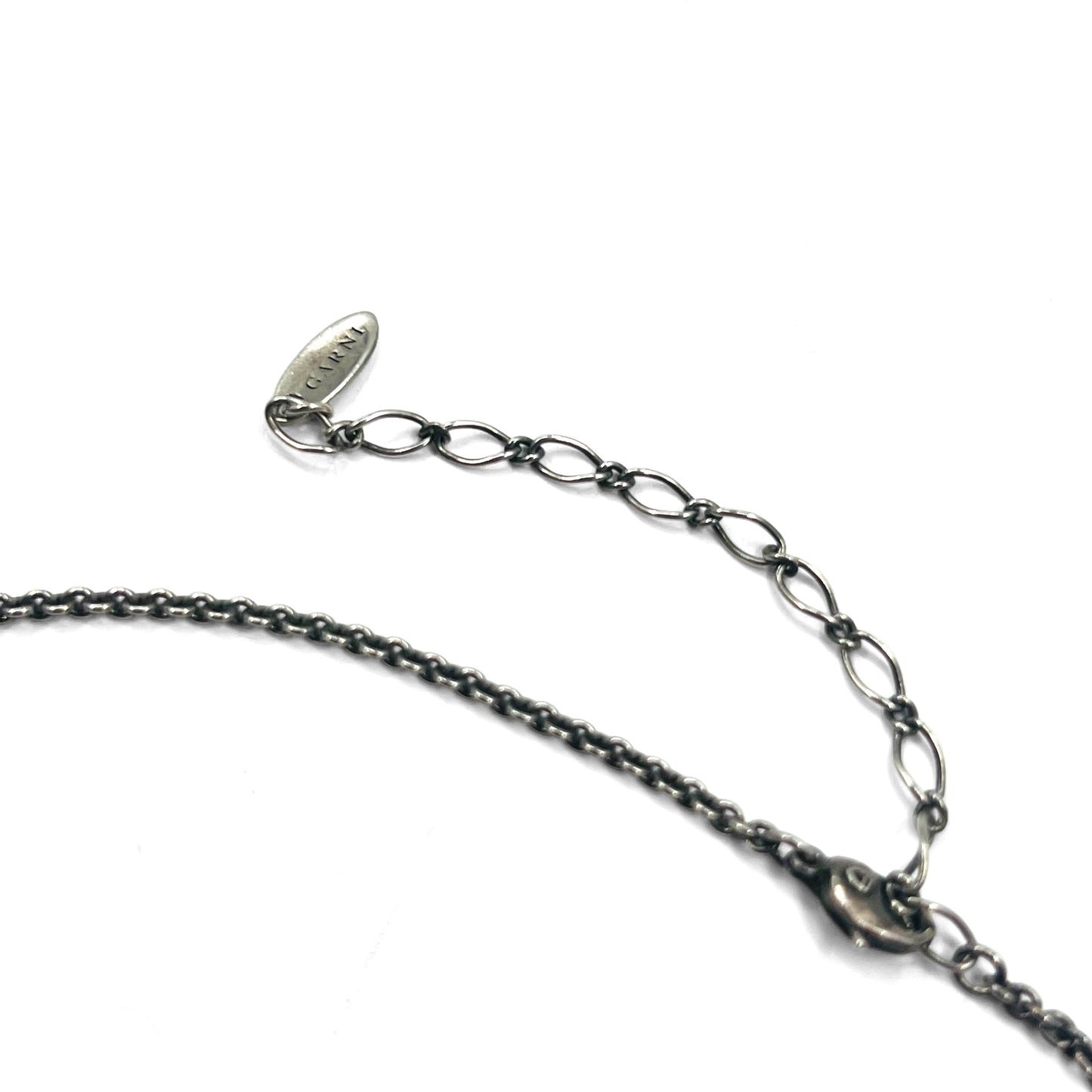 GARNI フェザー チェーン ネックレス ペンダント シルバー SILVER 925 羽根