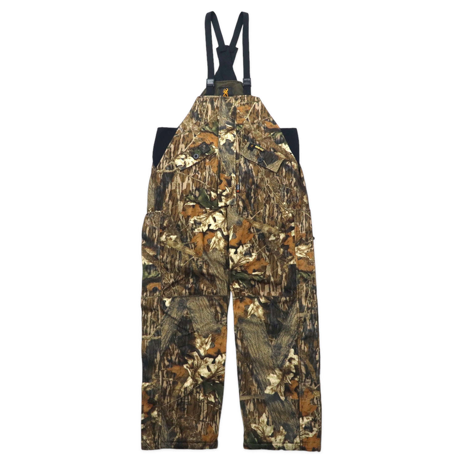 BROWNING Gore-Tex Overall L Khaki Real Tree Camo Nylon GORE-TEX