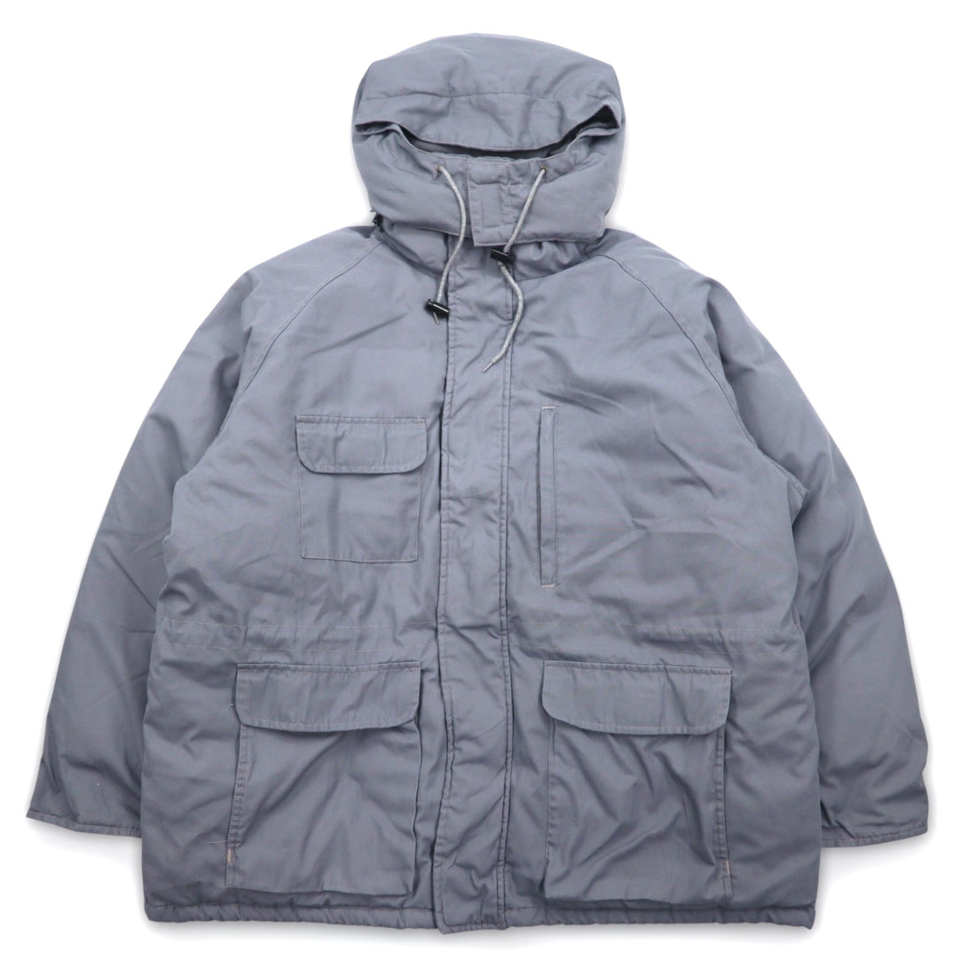 Cabela's 90s Detachable Hood 65/35 Cross Goose Down Jacket, XL, Grey, Drawcord