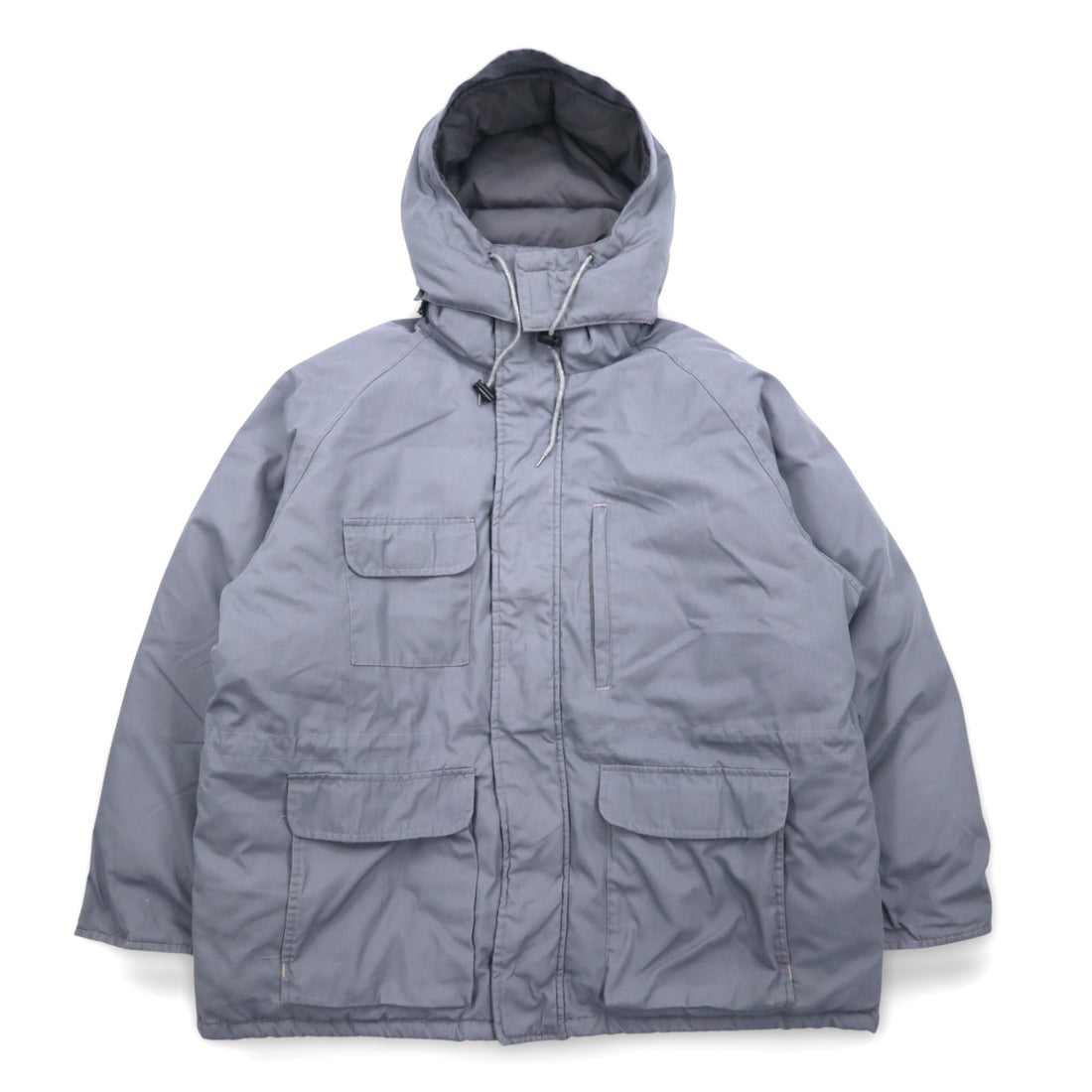 Cabela's 90s Detachable Hood 65/35 Cross Goose Down Jacket, XL, Grey, Drawcord