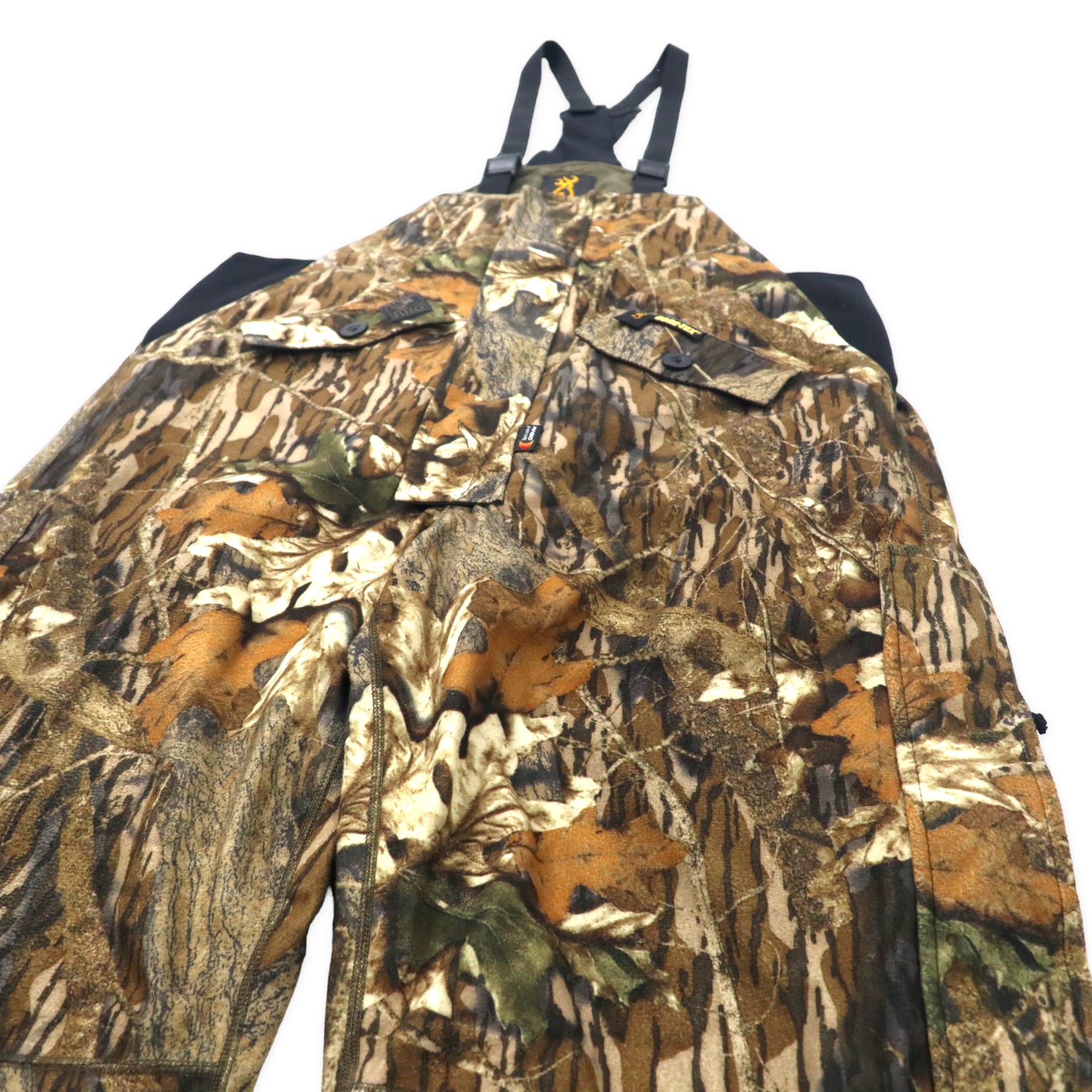 BROWNING Gore-Tex Overall L Khaki Real Tree Camo Nylon GORE-TEX