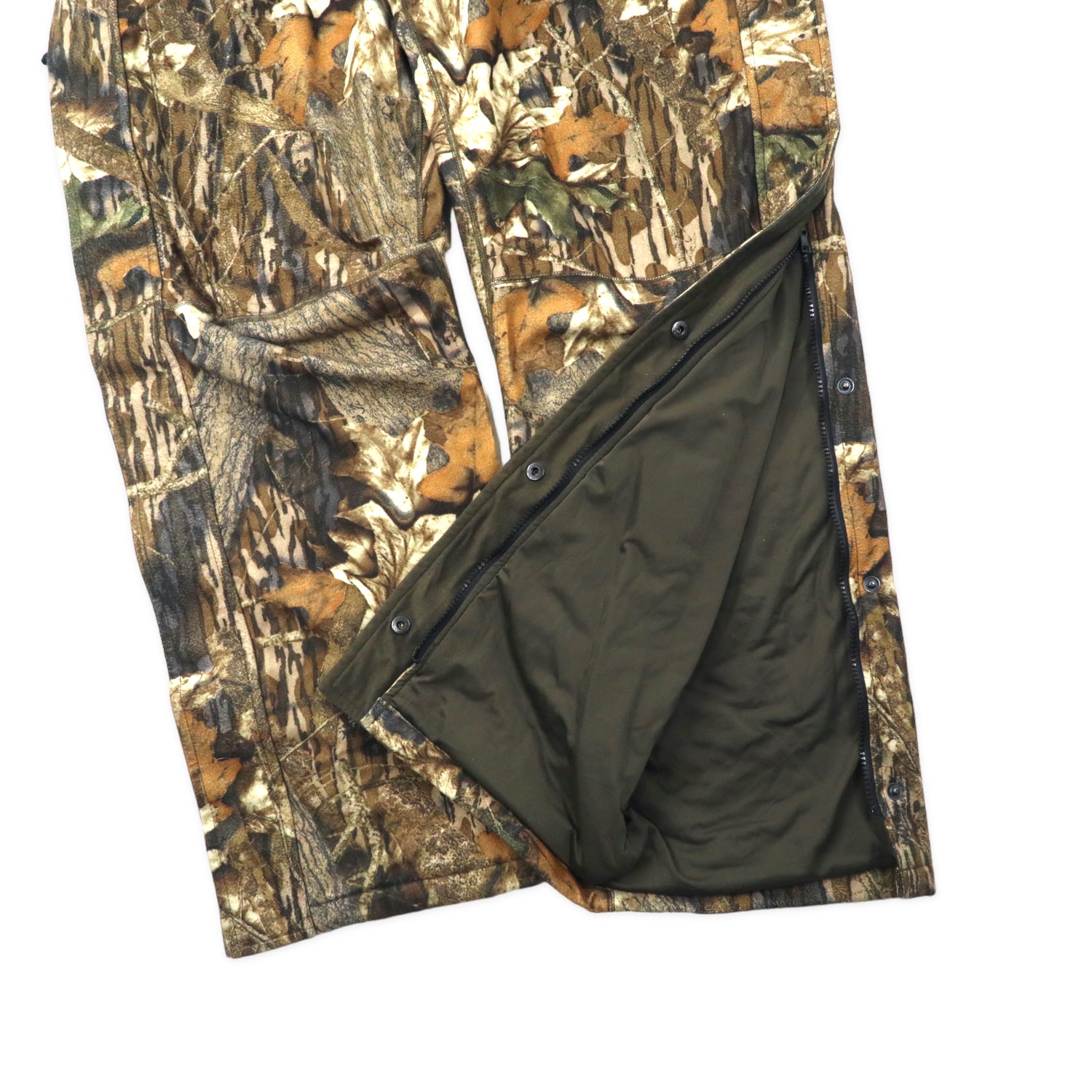 BROWNING Gore-Tex Overall L Khaki Real Tree Camo Nylon GORE-TEX