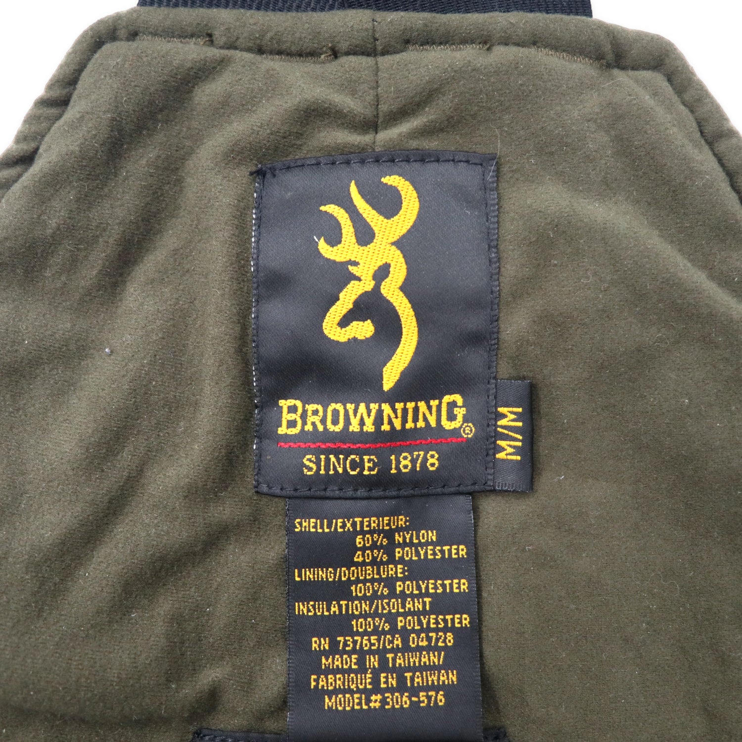 BROWNING Gore-Tex Overall L Khaki Real Tree Camo Nylon GORE-TEX