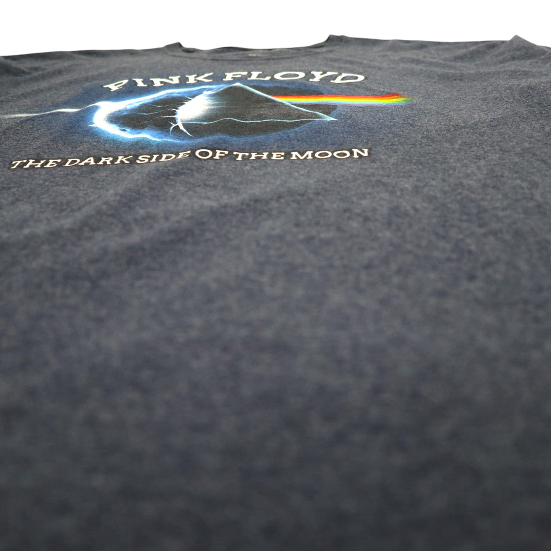 PINK FLOYD ピンクフロイド ロック バンド Tシャツ バンT 2XL ネイビー 狂気 The Dark Side of the Moon エルサルバドル製