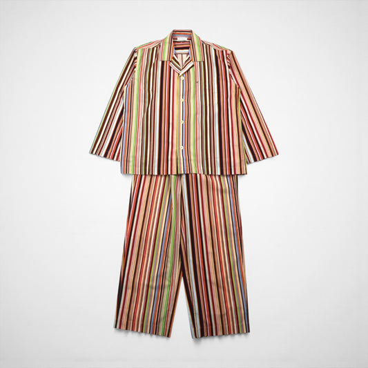 Paul Smith シグネチャー イージー セットアップ M マルチストライプ パジャマセット マルチカラー
