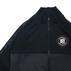 NIKE FC Track Jacket Jersey S Black Polyester Tape Logo AH9520-010