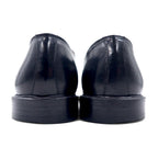 edward brothers european made straight tip medallion dress shoes 25.5cm black leather