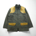 COLAMTISS 1970s French Corduroy Hunting Jacket, Khaki, Size L, DMC Zipper, Eurowork