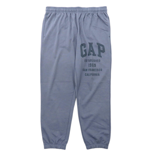 日本然リトテ-古着オンライン-GAP ジョガー スウェットパンツ L グレー コットン ロゴプリント-GAP Jogger Sweatshirt Pants L Gray Cotton Logo Print