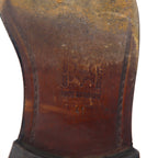 edward brothers european made straight tip medallion dress shoes 25.5cm black leather