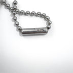 GUCCI ドッグタグ 2WAY ボールチェーン ネックレス ペンダント キーホルダー シルバー 925 イタリア製