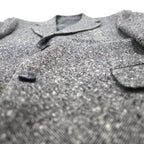 Burberry's Old Cashmere Blend 2B Tweed Jacket, Size M, Gray, Wool, Made in Japan