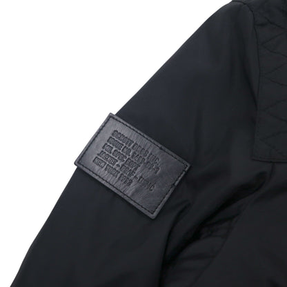 Schott 90年代 MA-7 AER ボンバージャケット フライトジャケット L ブラック 中綿 ミリタリー ARMY TYPE GARMENT KYLE M85-237-04