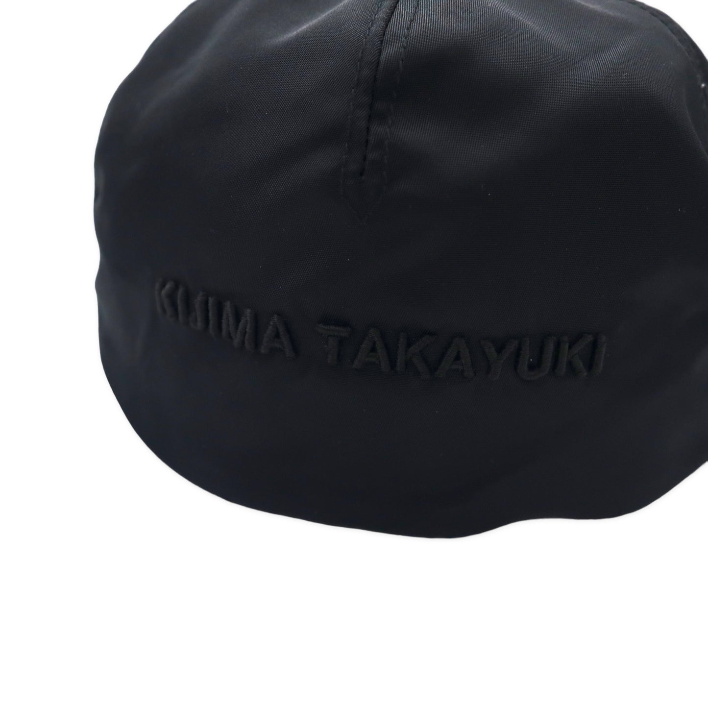 KIJIMA TAKAYUKI ナイロン 6パネルキャップ 2 ブラック 刺繍 W-202730 日本製