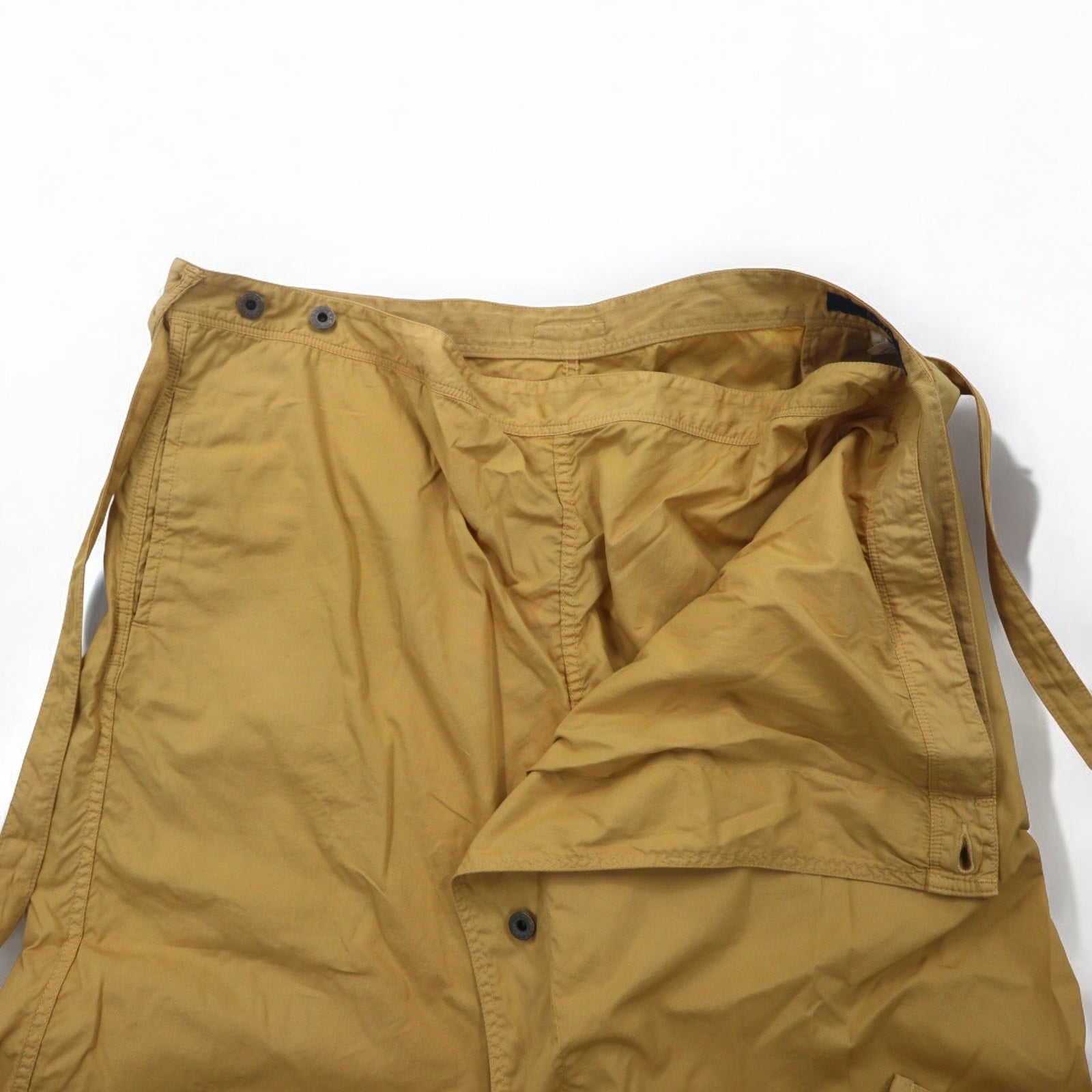 KAPITAL Deformed Wrap Pants, L, Beige, Cotton, Made in Japan