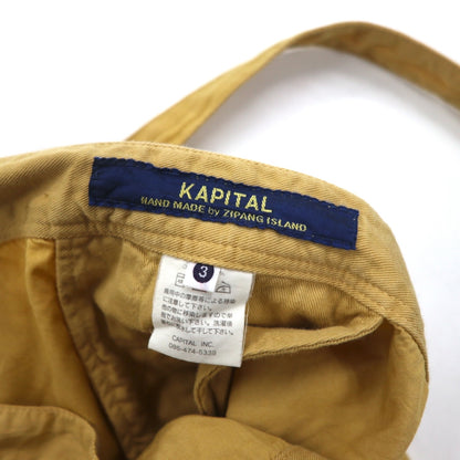 KAPITAL 変形 ラップ パンツ L ベージュ コットン 日本製