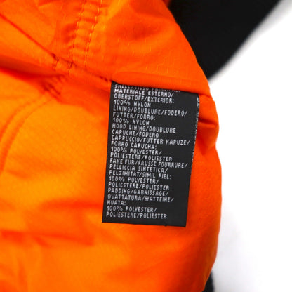 Schott 90年代 MA-7 AER ボンバージャケット フライトジャケット L ブラック 中綿 ミリタリー ARMY TYPE GARMENT KYLE M85-237-04