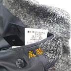 Burberry's Old Cashmere Blend 2B Tweed Jacket, Size M, Gray, Wool, Made in Japan