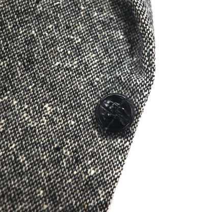 Burberrys オールド カシミヤ混 2B ツイードジャケット M グレー ウール 羊毛 日本製