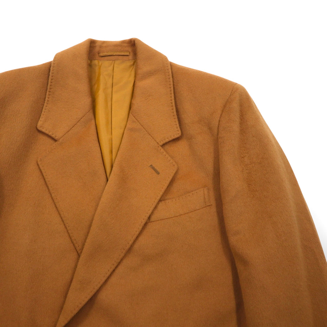 Italy Vintage Cashmere Coat GIORGIO BOTTO カシミヤ チェスターコート L ベージュ ダブルブレスト イタリア製