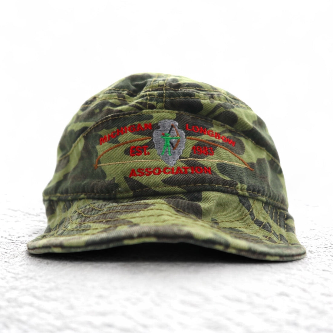 OTTO COLLECTION Flip Cap Work Cap ONE Khaki Camouflage Short Visor