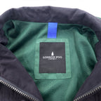 LONDON FOG Peach Skin Swing Top Harrington Jacket L Black High Neck