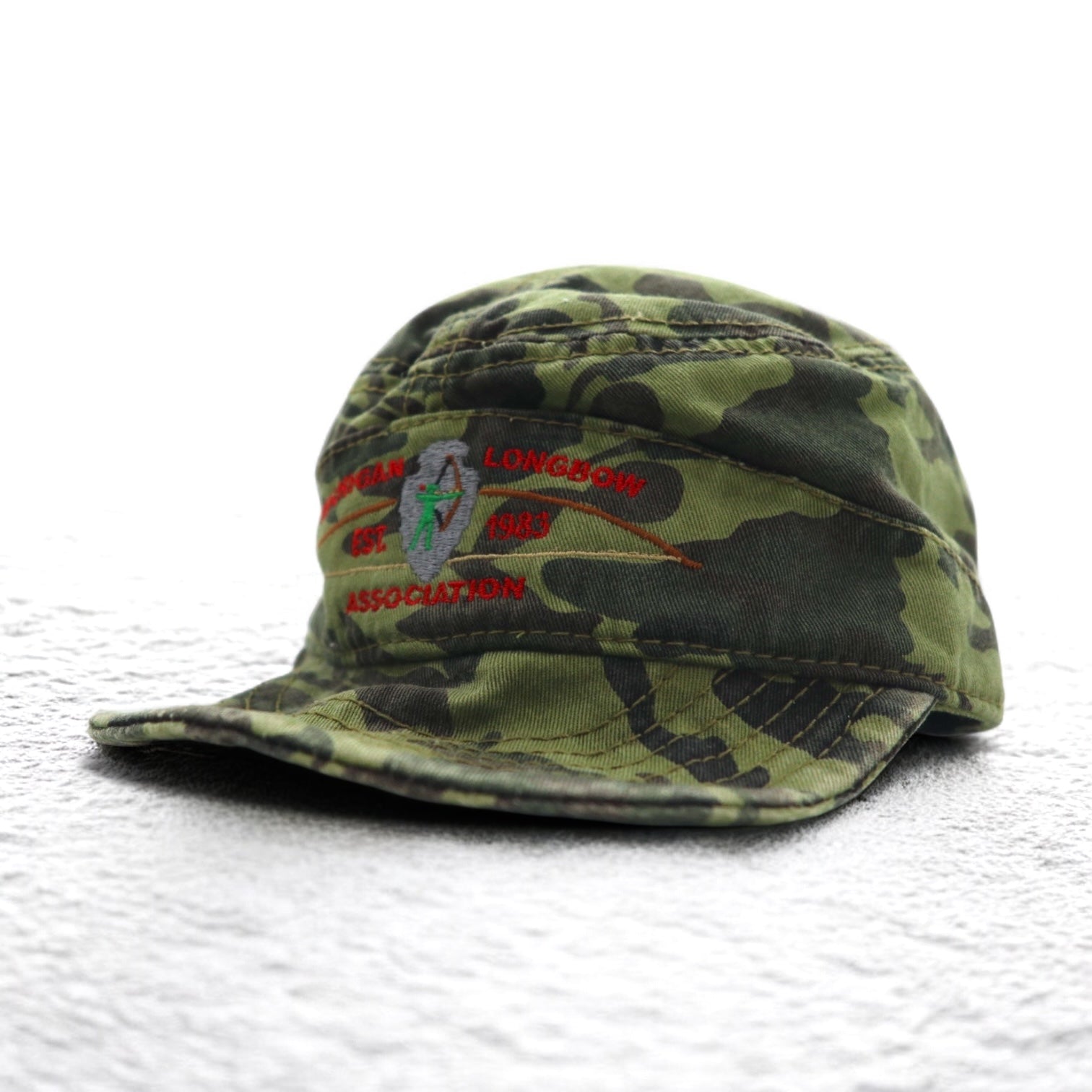 OTTO COLLECTION Flip Cap Work Cap ONE Khaki Camouflage Short Visor