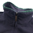 LONDON FOG Peach Skin Swing Top Harrington Jacket L Black High Neck