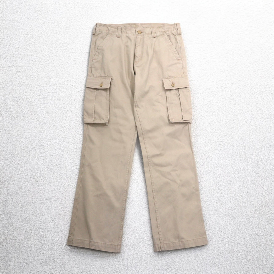 Carhartt Cargo Work Pants L Beige Cotton B355 FDK