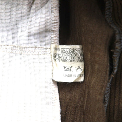 Burberrys 80年代 西ドイツ製 2タック ワイド コーデュロイパンツ L ブラウン コットン