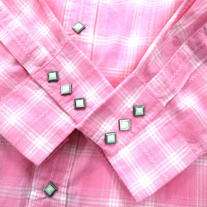Polo by Ralph Lauren ウエスタンシャツ XL ピンク チェック 胸ポケット 未使用品