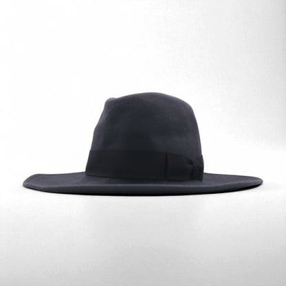 KIJIMA TAKAYUKI ラビットヘアフェルト ワイドブリムハット 1 グレー ウール EX-22202