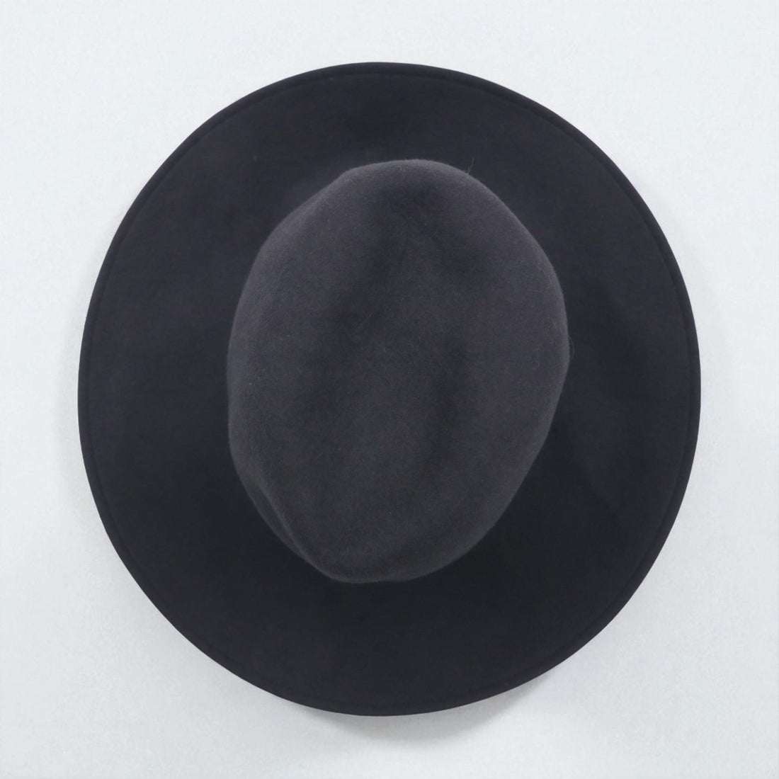 KIJIMA TAKAYUKI Rabbit Hair Felt Wide Brim Hat, Size 1, Gray Wool, EX-22202
