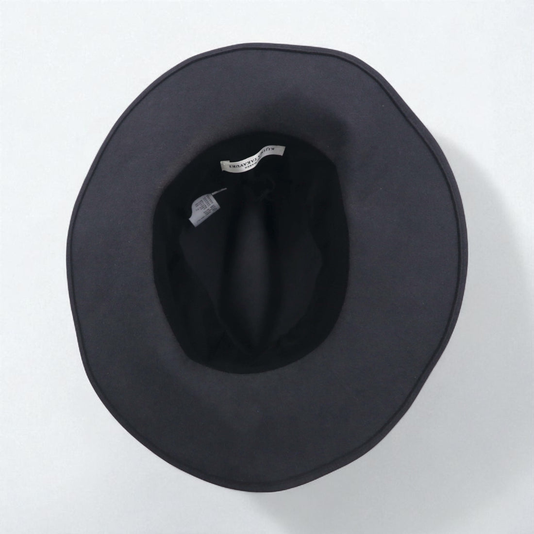 KIJIMA TAKAYUKI Rabbit Hair Felt Wide Brim Hat, Size 1, Gray Wool, EX-22202