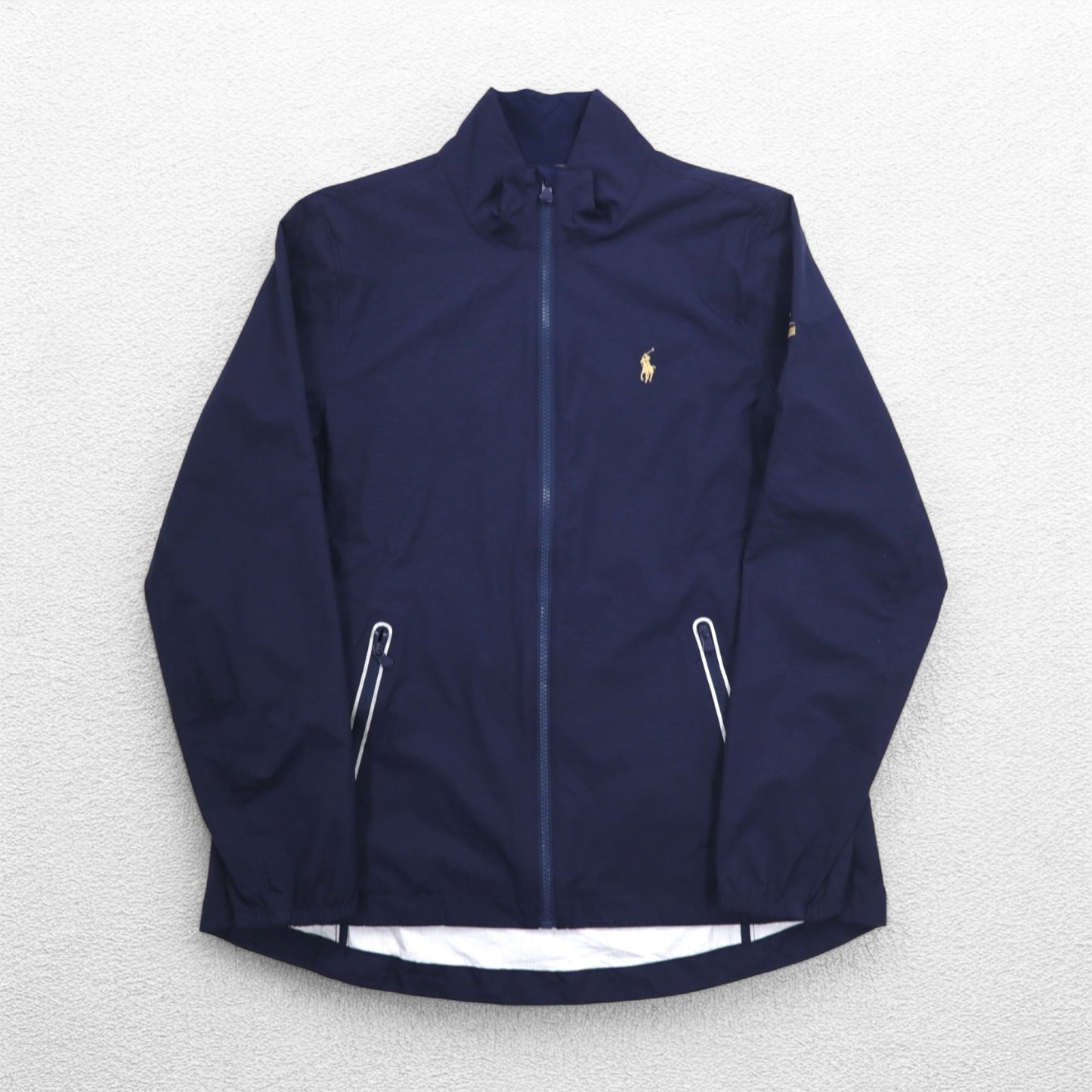 POLO GOLF RALPH LAUREN シェルジャケット ナイロンジャケット M ネイビー 防水 ストレッチ RSM CLASSIC スモールポニー刺繍