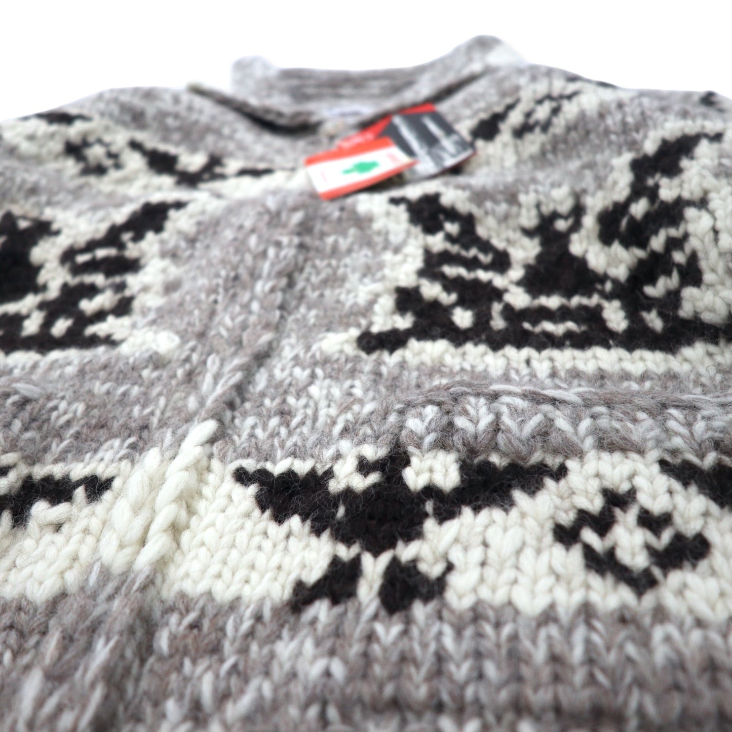 LONG HOUSE Canada MADE Cowin Sweater Cardigan Free Wagu Wool Canadian  Thunderbird Unused Unused