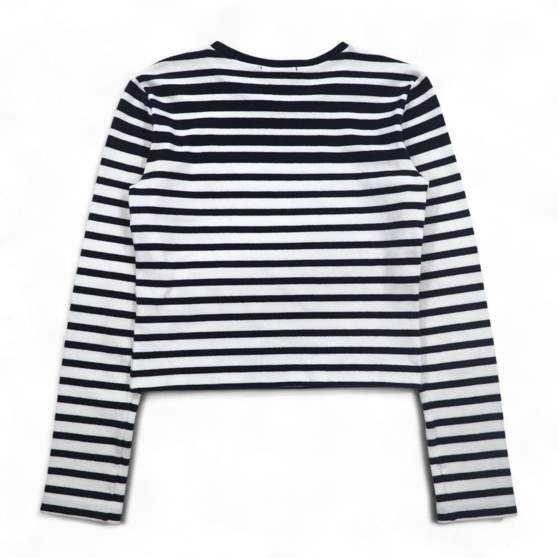 T BY ALEXANDER WANG クロップド ボーダー ロングスリーブ Tシャツ ロンT M UNITED ARROWS別注 1552-343-0101