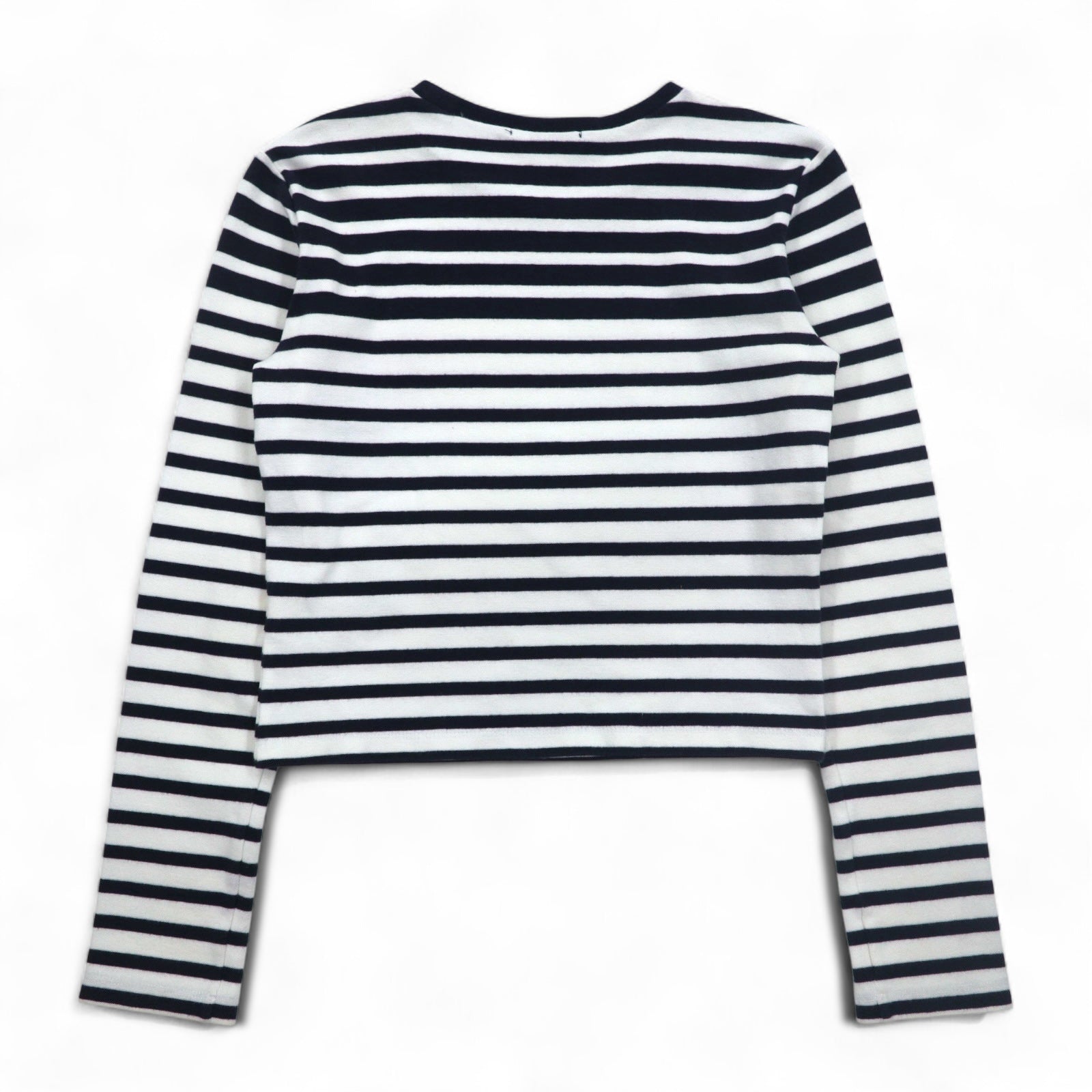 T BY ALEXANDER WANG クロップド ボーダー ロングスリーブ Tシャツ ロンT M UNITED ARROWS別注 1552-343-0101