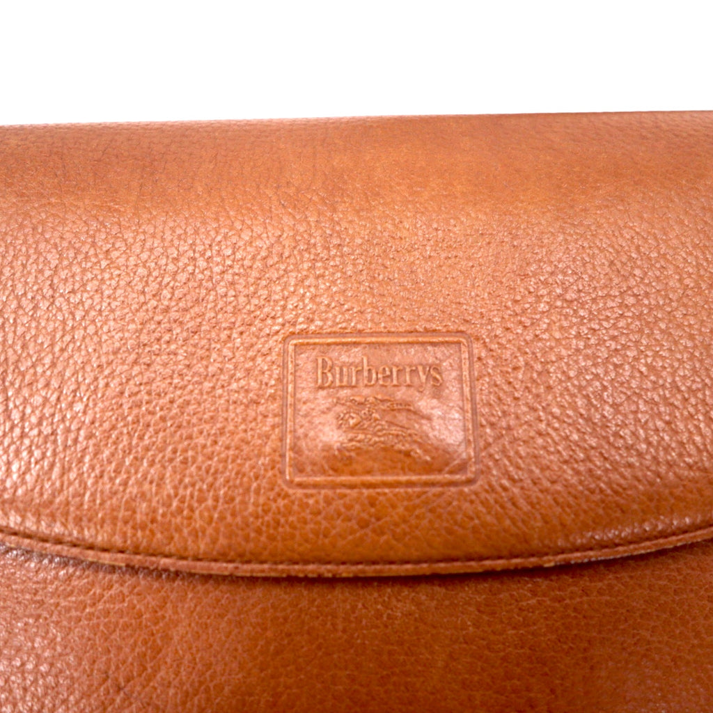 Burberry's Old Shoulder Bag in Brown Leather, Grained Leather and Nova Check
