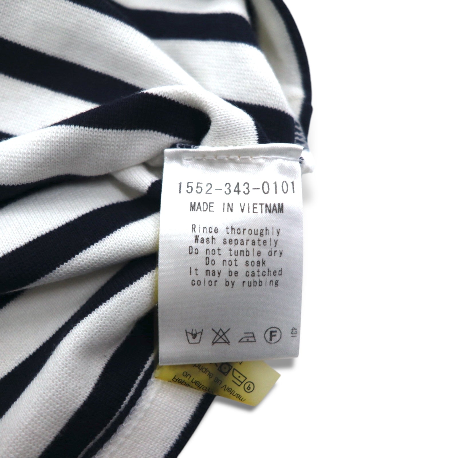 T BY ALEXANDER WANG クロップド ボーダー ロングスリーブ Tシャツ ロンT M UNITED ARROWS別注 1552-343-0101